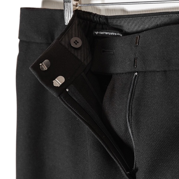 Talbots Women's Hampshire Ankle Pants: Black; Plus 16W - Picture 4 of 13